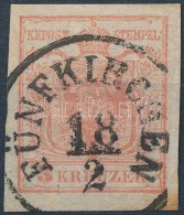 O 1850 3kr HP. Type I. 'FÜNFKIRCHEN' - Other & Unclassified