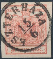 O 1850 3kr MP. Type III. 'ESZTERHÁZA' (Gudlin 200p) - Other & Unclassified