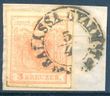 1850 3kr MP. Type III.; 'BALASSA GYARMAT' - Other & Unclassified