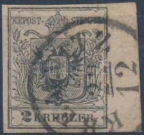 O 1850 2kr MP 6 Mm ívszéllel / With 6 Mm Margin 'KREMNITZ' - Other & Unclassified