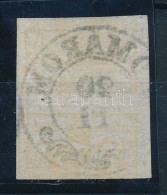 O 1850 1kr Sárga / Yellow, Kétoldali Nyomat / Printed On Both Sides 'KOMÁROM' - Other & Unclassified