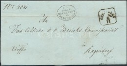 1852 Ex Offo 'K.K. POST DIREKTION IN OEDENBURG' + 'OEDENBURG' - 'RAAB' - Regendorf - Other & Unclassified