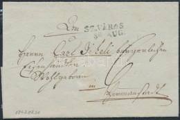 1847 Portós Levél / Cover With Postage Due 'SZ. VÁROS' - Hermannstadt - Other & Unclassified