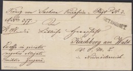 1847 Ex Offo 'KETSKEMÉT' - Zöld / Green 'KIRCHBERG AM WALDE' - Other & Unclassified