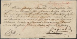 ~1840 Ex Offo Piros / Red 'Consilum Locumtte Hungcum' Zöld / Green 'PRESBURG' - Other & Unclassified