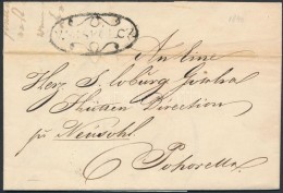 1840 Portós Levél / Unpaid Cover 'V, MISKOLCZ' - Pohorella - Other & Unclassified