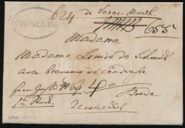 1840 Portós Ajánlott Levél / Unpaid Registered Cover 'GYÖNGYÖS' - Buda - Other & Unclassified