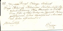 1837 Ex Offo 'MUNKÁTS' - Pest (A Nem Popovits Féle Hivatalos Levelek... - Other & Unclassified