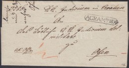 1834 Portós Levél / Unpaid Cover 'AGRAM 1834' - Ofen - Other & Unclassified