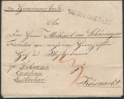 1831 Portós Levél / Unpaid Cover  'HERMANSTADT' - Késmárk - Other & Unclassified