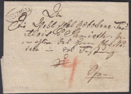 1831 Portós Levél / Unpaid Cover 'NESZMÉLY' - Ofen - Other & Unclassified