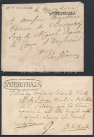 Ca. 1830-1845 2 Levél KülönbözÅ‘ 'NYIREGYHAZA' Bélyegzéssel / 2 Covers With... - Other & Unclassified