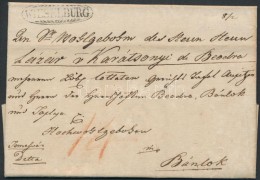 1825 Portós Levél / Unpaid Cover 'WIESELBURG' - Bánlok - Sonstige & Ohne Zuordnung