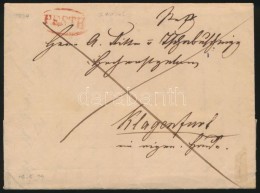 1819 Franco, Piros / Red 'PESTH' - Klagenfurt - Other & Unclassified