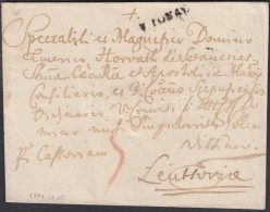 1794 Portós Levél / Cover With Postage Due 'V TOKAY' - Leutsovia - Other & Unclassified