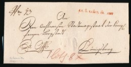 1793 Ex Offo Piros / Red 'K.K. Ö. KAMER. GR. AMT.' - Königsberg - Sonstige & Ohne Zuordnung