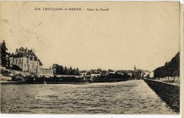 58  CHATILLON EN BAZOIS  -  GARE DU CANAL - Chatillon En Bazois