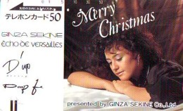 Télécarte Japon NOËL (1984) FRONT BAR 110-16207 MERRY CHRISTMAS * Phonecard TK WEIHNACHTEN JAPAN KERST NAVIDAD * NATALE - Noel