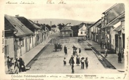 T2 Fehértemplom, Weisskirchen; Bäcker Utca / Bäckergasse, Verlag Von Gustav Wunder / Street - Non Classificati