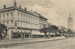 T1/T2 Debrecen, Piac Utca, Csanak József és Neumann M. Kereskedései - Unclassified