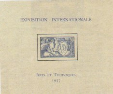 LA SERIE DES 24 BLOCS LUXE COMPLETE ,gomme D´origine Intact , Sans Charniére ,EXPOSITION 1937 - 1937 Exposition Internationale De Paris