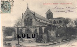 DEPT 51 : Précurseur  : Chalons Sur Marne , L église Saint Jean - Châtillon-sur-Marne