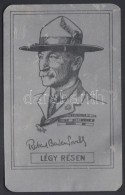 1933 'Légy Résen', Fém Cserkész Kártya, Hátoldalán A... - Scouting