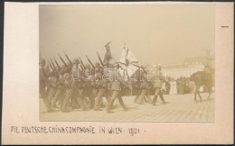 1901 A Német Kínai Hadsereg Felvonulása Bécsben. / 1901 The German China-army In Wienna... - Other & Unclassified