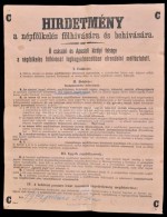 1914 Ferenc József Hirdetménye A Népfölkelés Fölhívására... - Other & Unclassified
