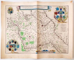 1634 Galloflandria In Qua Castellinae. Willelm Blaeu (1571-1638) Térképe NémetalföldrÅ‘l,... - Other & Unclassified