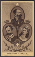 Cca 1900 Az Olasz Királyi Cslaádot ábrázoló Lito Kép / Litho Image... - Unclassified