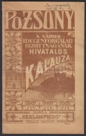 1911 Pozsony - A Város Idegenforgalmi Bizottságának Kalauza. 12p. Térképekkel. - Non Classés