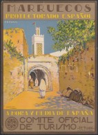 Cca 1930 Spanyol Utazási Kisplakát. Lithográfia. / Cca 1930 Spain Marruecos M. Beruchi Signed... - Non Classés