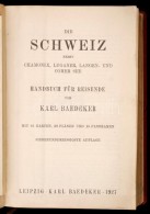 Karl Baedeker: Die Schweiz Nebst Chamonix, Luganer, Langen- Und Comer See. Handbuch Für Reisiende.... - Unclassified