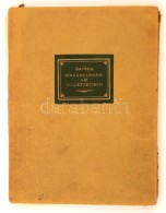 Franz Von Bayros: Erzählungen Am Toilettentisch. (München 1908), 300 Példányban Kiadott, 16... - Unclassified