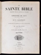 Lemaistre De Sacy - Le P. Lallement - M. P. Lallement: La Sainte Bible. Gravures Traduite Sur Le Latin De La... - Non Classés
