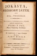 Viski T. Pál: Ravaszdi, Víg érzékeny Játék 5 Felvonásokban,... - Non Classés