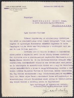 1942 Az Erdély Bánáti Országos Izraelita Iroda Elnökének, Lax A.... - Sonstige & Ohne Zuordnung