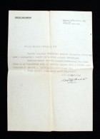 1942 A Debreceni Zsidó Gimnázium Igazgatójának Levele - Other & Unclassified