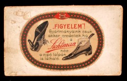 Cca 1910-1930 Lichtman CipÅ‘reklám, Kartonra Ragasztva, 17,5×29,5 Cm /

Cca 1910-1930 Lichtma Shoe... - Advertising