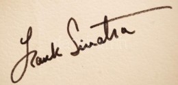 Frank Sinatra (1915-1998) Többszörös Grammy- és Oscar-díjas, Olasz... - Other & Unclassified