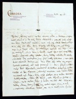 Benedek Elek Ismeretlennek írt Levele, 'Kedves Anna' Megszólítással, Elek... - Unclassified