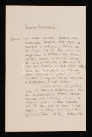 1908 Bajcsy Zsilinszky Endre (1886-1944) Saját Kézzel írt Levele Kresz Károlynak-... - Unclassified