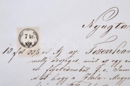 1862 Nyugta ZalaegyerszegrÅ‘l 1858-as Kiadású Réznyomás KözéprészÅ±... - Unclassified