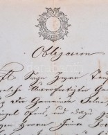 1854 Teljes Tolnai Okmány 5G Szignettával / Document From Tolna With 5G Signet - Unclassified