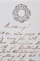 1853 Teljes Okmány Bonyhádról 14G Szignettával / Document From Bonyhád With 14G... - Unclassified