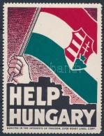 1956 Help Hungary Levélzáró, Ritka! / Help Hungary Label, Rare! - Unclassified