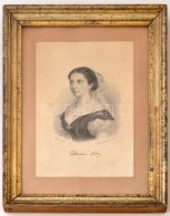 1858 Jókainé Széppataki Róza Acélmetszetes Portréja.... - Prints & Engravings