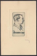 Nagy Árpád (1894-1959): Drahos István 1937. Rézkarc, Papír, Jelzett, 5×3... - Other & Unclassified