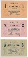 Budapest ~1920. 1K + 2K + 3K 'Pester Lloyd' Utalvány T:I,I- 
Hungary / Budapest ~1920. 1 Korona + 2 Korona +... - Non Classificati